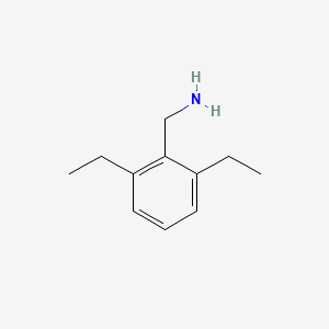 molecular formula C11H17N B13537092 (2,6-Diethylphenyl)methanamine 