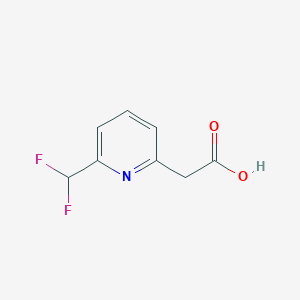 2-(Difluoromethyl)pyridine-6-acetic acid