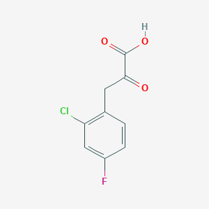 3-(2-Chloro-4-fluorophenyl)-2-oxopropanoic acid