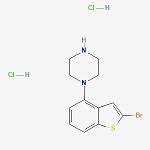 1-(2-Bromo-1-benzothiophen-4-yl)piperazine dihydrochloride