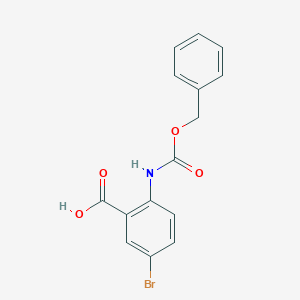 2-(((Benzyloxy)carbonyl)amino)-5-bromobenzoic acid