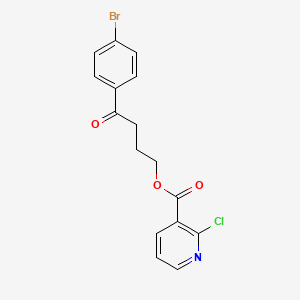 [4-(4-Bromophenyl)-4-oxobutyl] 2-chloropyridine-3-carboxylate