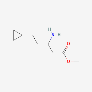 Methyl 3-amino-5-cyclopropylpentanoate