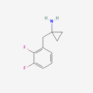 1-[(2,3-Difluorophenyl)methyl]cyclopropan-1-amine