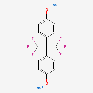 molecular formula C15H8F6Na2O2 B1353735 4-[1,1,1,3,3,3-六氟-2-(4-氧化苯基)丙-2-基]酚酸二钠 CAS No. 74938-83-3