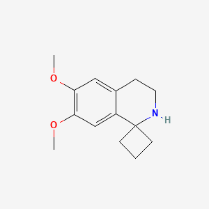 6',7'-Dimethoxy-3',4'-dihydro-2'H-spiro[cyclobutane-1,1'-isoquinoline]