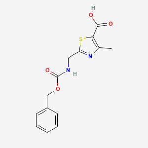 2-((((Benzyloxy)carbonyl)amino)methyl)-4-methylthiazole-5-carboxylic acid