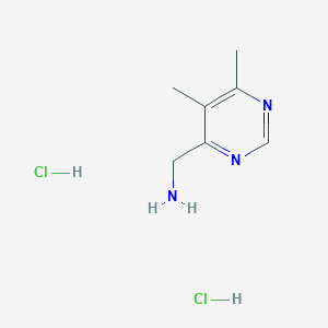 1-(5,6-Dimethylpyrimidin-4-yl)methanaminedihydrochloride