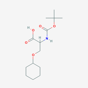 (2R)-2-(tert-butoxycarbonylamino)-3-(cyclohexoxy)propanoic acid