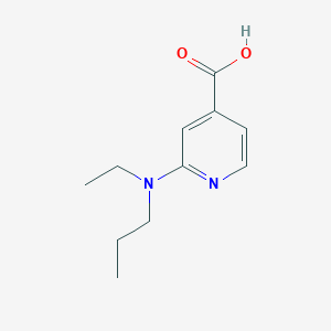 2-(Ethyl(propyl)amino)isonicotinic acid