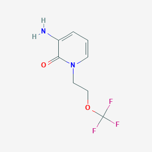 3-Amino-1-(2-(trifluoromethoxy)ethyl)pyridin-2(1h)-one