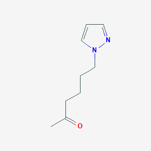 6-(1h-Pyrazol-1-yl)hexan-2-one