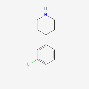 4-(3-Chloro-4-methylphenyl)piperidine