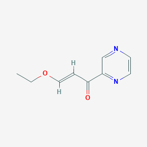 3-Ethoxy-1-(pyrazin-2-yl)prop-2-en-1-one