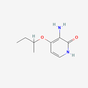 3-Amino-4-(butan-2-yloxy)-1,2-dihydropyridin-2-one