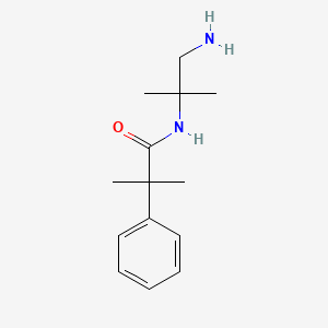 N-(1-amino-2-methylpropan-2-yl)-2-methyl-2-phenylpropanamide