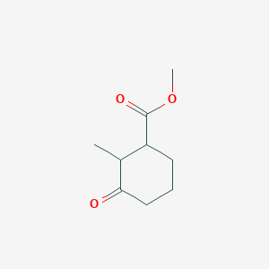 molecular formula C9H14O3 B13537570 methyl 2-methyl-3-oxocyclohexane-1-carboxylate 