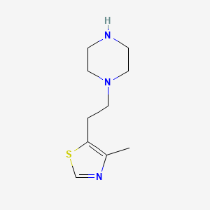 4-Methyl-5-(2-(piperazin-1-yl)ethyl)thiazole