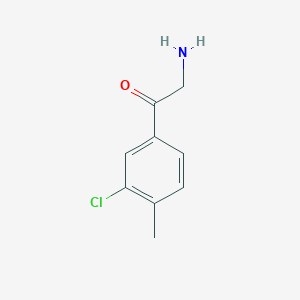 2-Amino-1-(3-chloro-4-methylphenyl)ethan-1-one