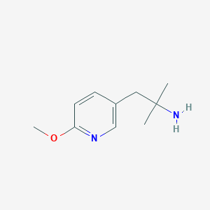 1-(6-Methoxypyridin-3-YL)-2-methylpropan-2-amine