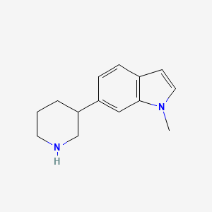 1-methyl-6-(piperidin-3-yl)-1H-indole