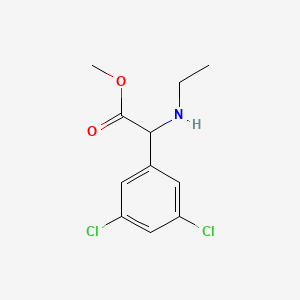 Methyl 2-(3,5-dichlorophenyl)-2-(ethylamino)acetate