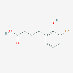 4-(3-Bromo-2-hydroxyphenyl)butanoic acid