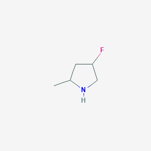 molecular formula C5H10FN B13537741 (2R,4S)-4-fluoro-2-methylpyrrolidine 