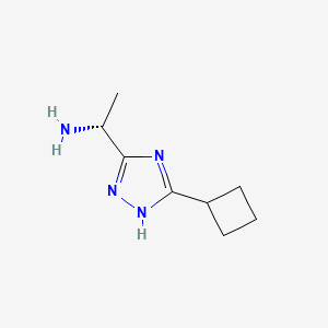 (R)-1-(5-Cyclobutyl-4H-1,2,4-triazol-3-yl)ethanamine