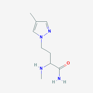 4-(4-Methyl-1h-pyrazol-1-yl)-2-(methylamino)butanamide