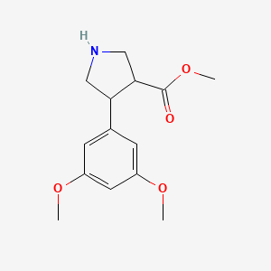 Methyl 4-(3,5-dimethoxyphenyl)pyrrolidine-3-carboxylate