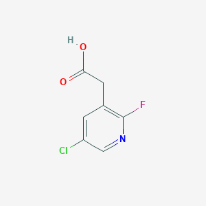 2-(5-Chloro-2-fluoropyridin-3-yl)acetic acid