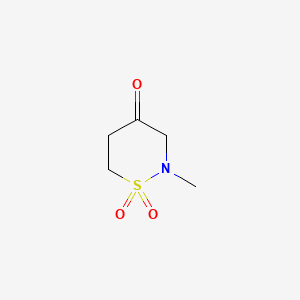 2-Methyl-1lambda6,2-thiazinane-1,1,4-trione