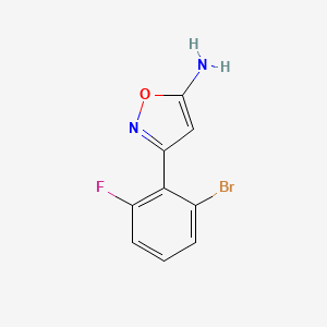 3-(2-Bromo-6-fluorophenyl)-1,2-oxazol-5-amine