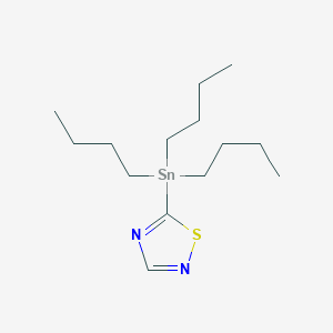 5-(Tributylstannyl)-1,2,4-thiadiazole