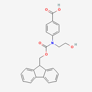 4-((((9h-Fluoren-9-yl)methoxy)carbonyl)(2-hydroxyethyl)amino)benzoic acid