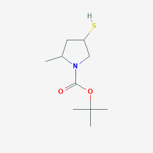 Tert-butyl 2-methyl-4-sulfanylpyrrolidine-1-carboxylate