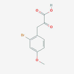 3-(2-Bromo-4-methoxyphenyl)-2-oxopropanoic acid