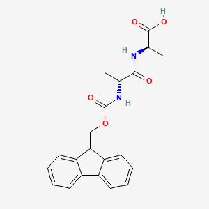 molecular formula C21H22N2O5 B13537957 (((9h-Fluoren-9-yl)methoxy)carbonyl)-d-alanyl-d-alanine 