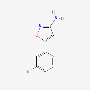 5-(3-Bromophenyl)isoxazol-3-amine