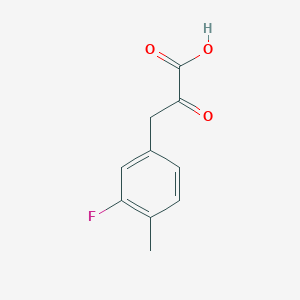 3-(3-Fluoro-4-methylphenyl)-2-oxopropanoic acid