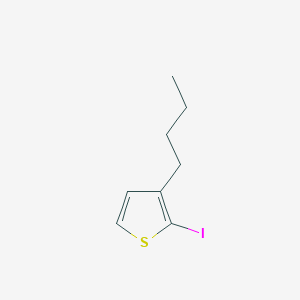 molecular formula C8H11IS B13537981 3-Butyl-2-iodothiophene 