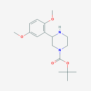 Tert-butyl 3-(2,5-dimethoxyphenyl)piperazine-1-carboxylate