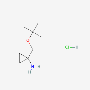 1-[(Tert-butoxy)methyl]cyclopropan-1-aminehydrochloride