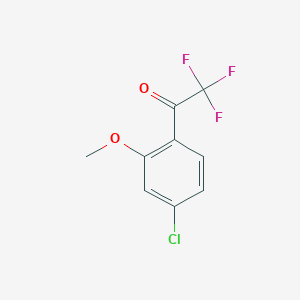 1-(4-Chloro-2-methoxyphenyl)-2,2,2-trifluoroethanone