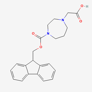 2-(4-(((9h-Fluoren-9-yl)methoxy)carbonyl)-1,4-diazepan-1-yl)acetic acid