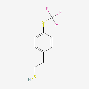 2-[4-(Trifluoromethylthio)phenyl]ethanethiol