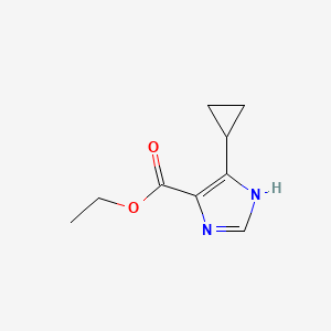 ethyl 5-cyclopropyl-1H-imidazole-4-carboxylate