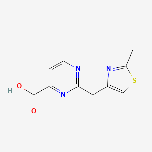 2-((2-Methylthiazol-4-yl)methyl)pyrimidine-4-carboxylic acid