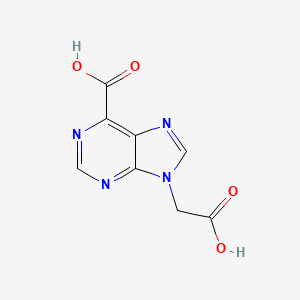 9-(carboxymethyl)-9H-purine-6-carboxylic acid